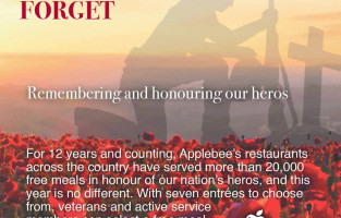 Applebee's menu