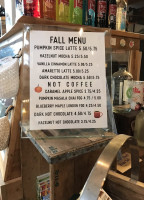 The Barn Coffee & Social House menu