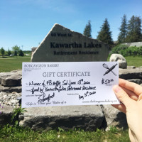 Bobcaygeon Bakery Carte