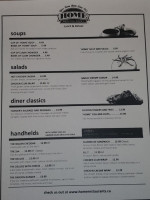 Home Restaurant menu