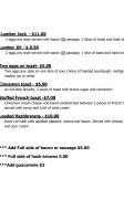Jitter Beans menu