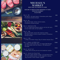 Michael's Table menu