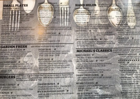 Michael's Table menu