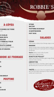 Robbie's Smokehouse & Burger Bar Carte