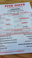 Five Guys menu