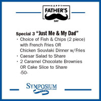 Symposium Cafe Ajax menu