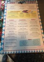 Fountain Diner menu