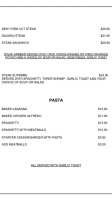 Morinville Grill menu