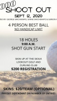 Sioux Lookout Golf and Curling Club menu