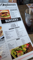 Woody's Taphouse menu