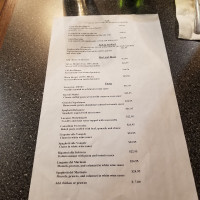 Wild Thyme Cafe Speisekarte