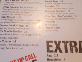 Fil's Diner menu