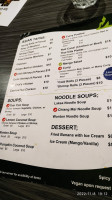 Thai Villa menu