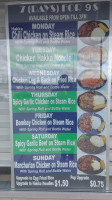 Thai Villa menu