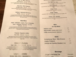 Odd Couple Restaurant menu