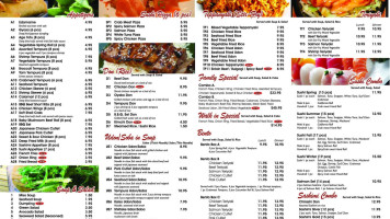 Tokyo Sushi menu