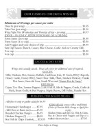 Trixie's Saloon Carta