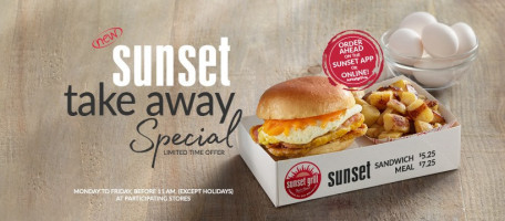 Sunset Grill Carte
