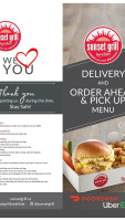 Sunset Grill Carte