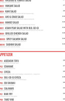 Minami Sushi Japanese Carte