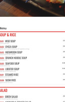 Minami Sushi Japanese Carte