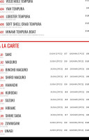 Minami Sushi Japanese Carte