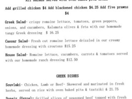 Something Else Restaurant menu