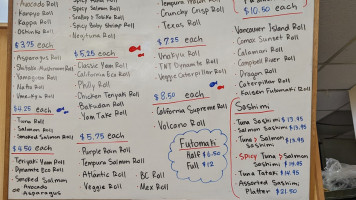 Sushi Kobo Takeout menu