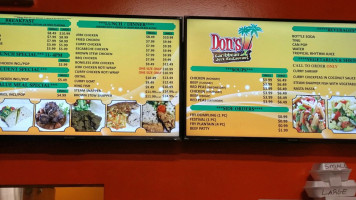 Don's Caribbean Jerk Brampton Carta