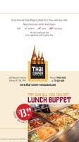 Thai Corner Restaurant Carte