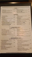 Cafe Celeste menu