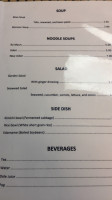 Soon Han's Sushi menu