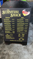 The Schnitzel Shack Carta