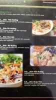 Pho V menu