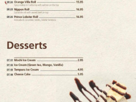 Nippon Sushi menu