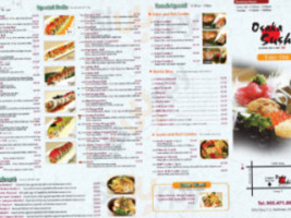 Osaka Sushi menu