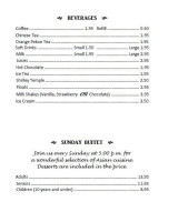 Gigis Spice Corner menu