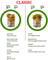 The Pita Pit menu