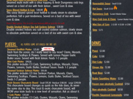 Crabby Bob's Seafood Inc menu