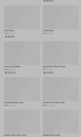Starbucks menu