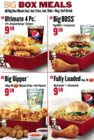 Kfc menu