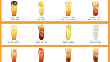 Coco Fresh Tea Juice Downtown menu