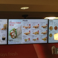 Tim Hortons menu