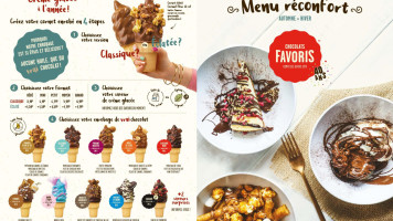 Chocolats Favoris menu
