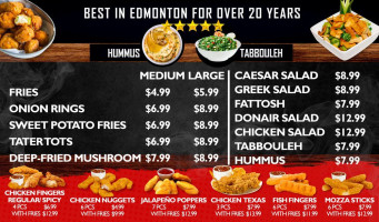 Marcos Famous menu