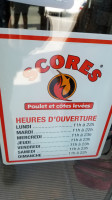 Scores menu