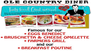 Ole Country Diner menu