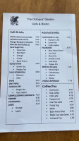 Octopus's Garden Café menu