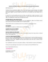 Nova Pastry Bakery Menu