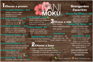 Bâton Rouge menu